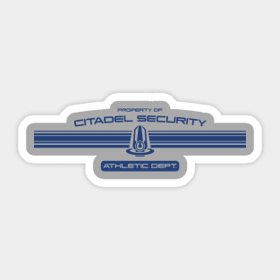 C-Sec Athletic Dept. [Blue] Sticker